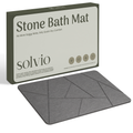 Solvio Quick Dry Shower Stone Bath Mat, 24 x 16 Inch (Abstract)
